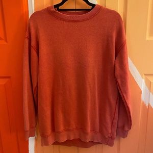 Aerie Red Pullover Sweatshirt